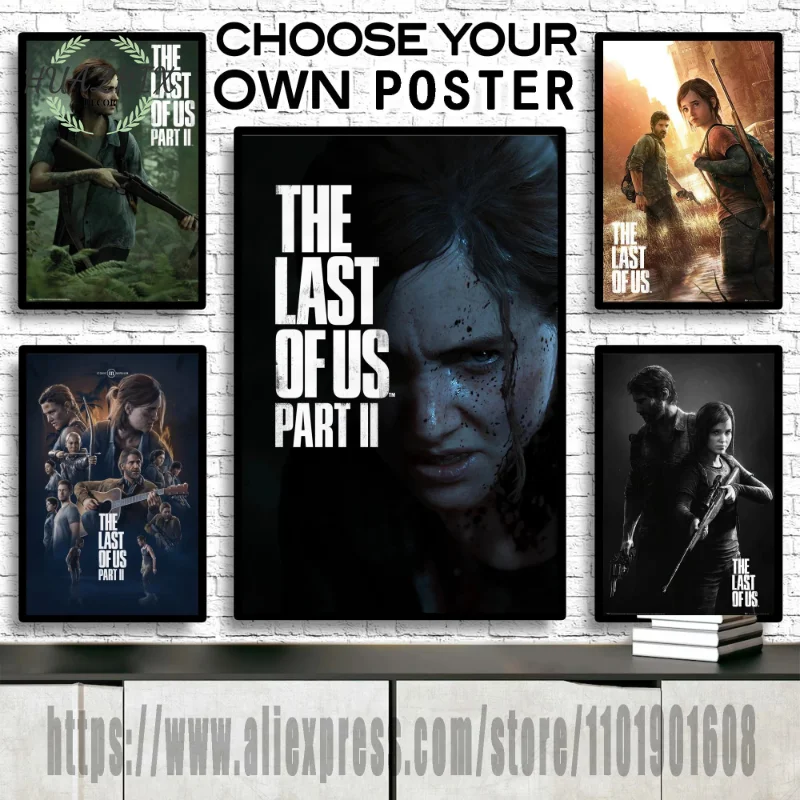 

Классическая Картина на холсте «Последняя из нас», игровой настенный плакат, картина, современный декор для семейной спальни, фон для украш...