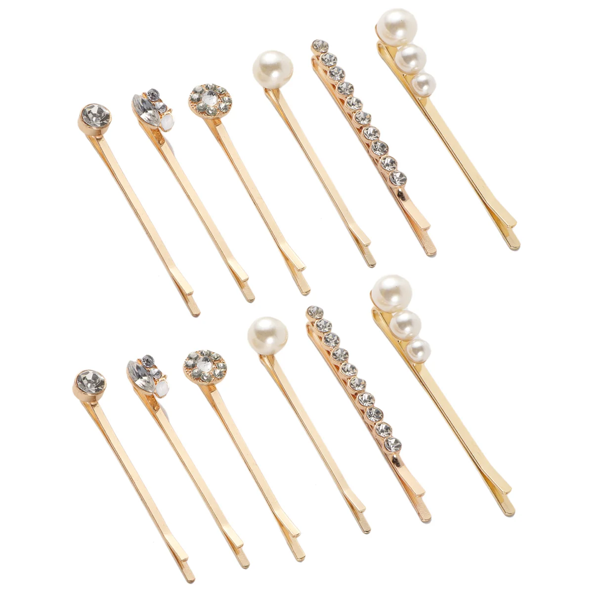 

Hair Pearl Clip Barrettes Bobby Handmade Rhinestone Accessories Wedding Retro Bangs Wrapped Glitter Thick Hairpin Bridal Clips