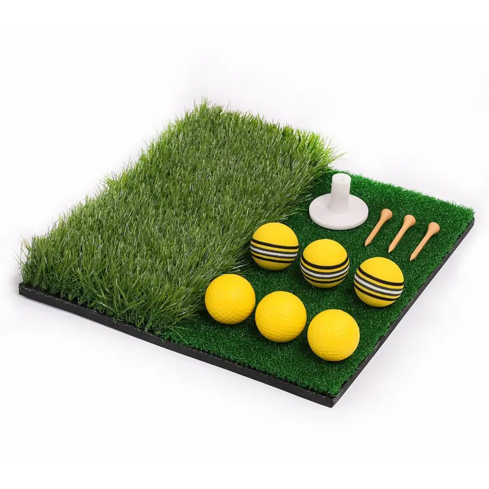 

2-color Mini Golf Hitting Mats Training Mat Golf Game Set Training Aid Equipment For Indoor Outdoor