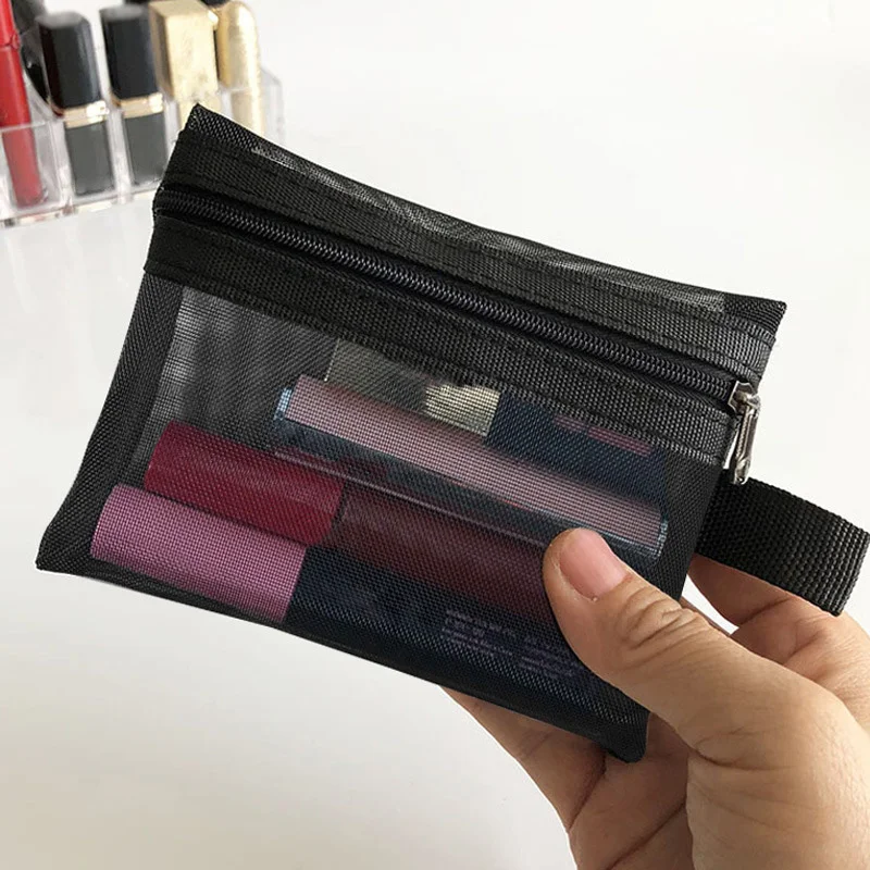 Travel Bath Toiletry Kit Storage Makeup Bag Case  Women's Cosmetic Bag Organizer Girl Zipper Make Up Lipstick Neceser Bag Pouch