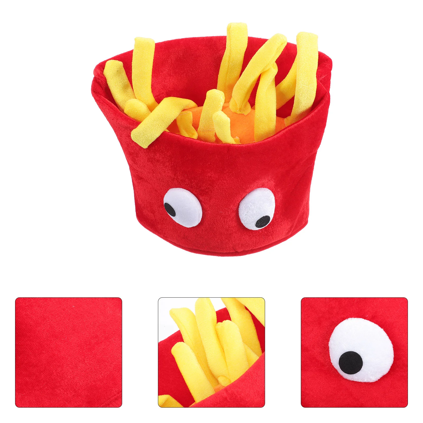 

Party Headgear Festival Costume Prop Party Favor Hat Decor Outdoor French Fries Hat