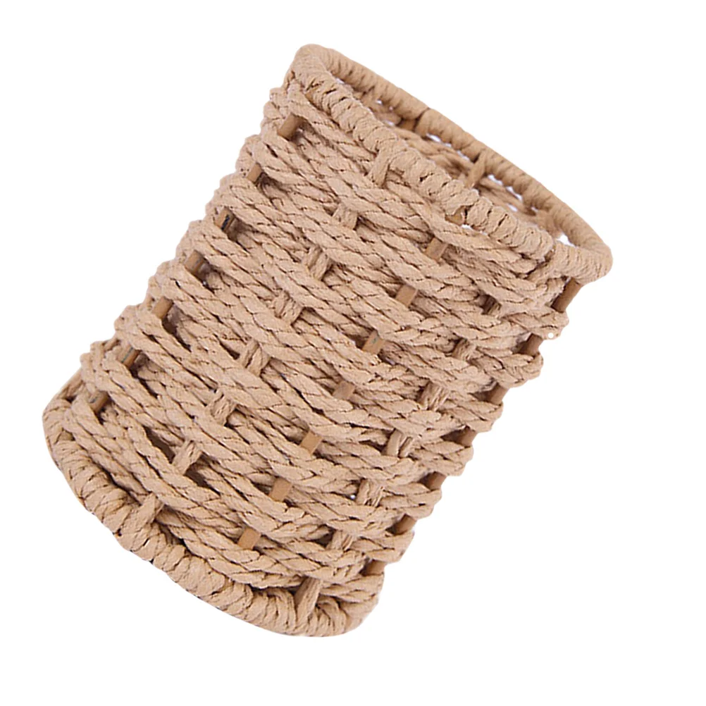 

Tabletop Weaved Pen Holder Pen Organizer Pencil Container for Home Office