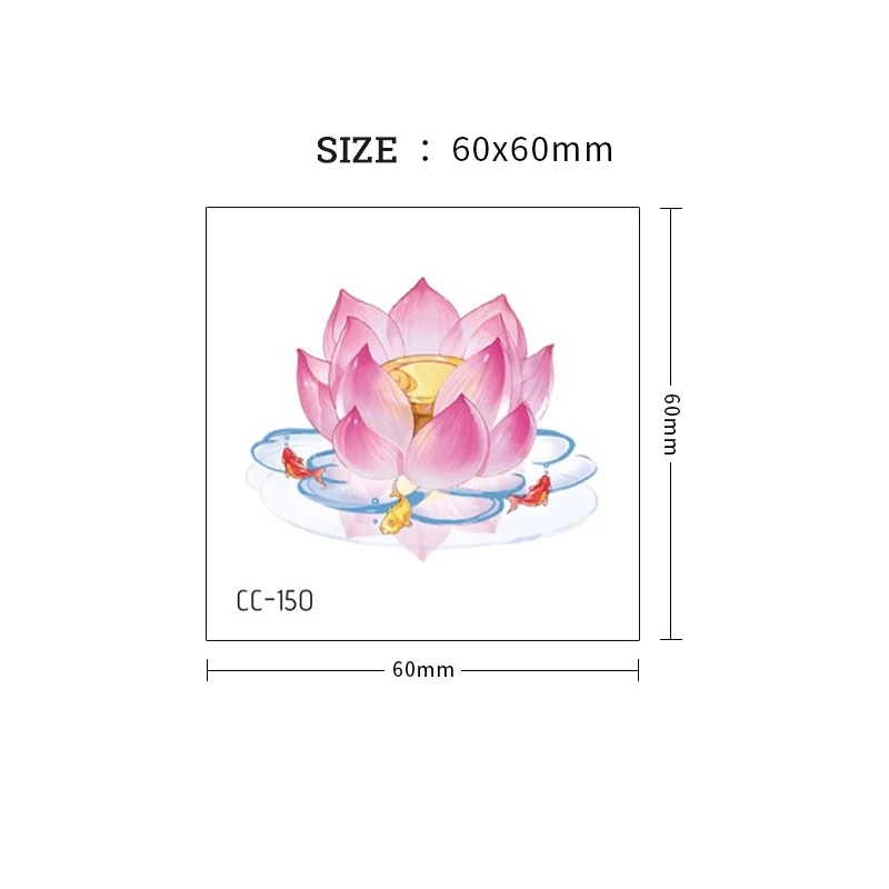 VeeCharm-акварельные цветочные Временные татуировки для женщин яркие и свежие