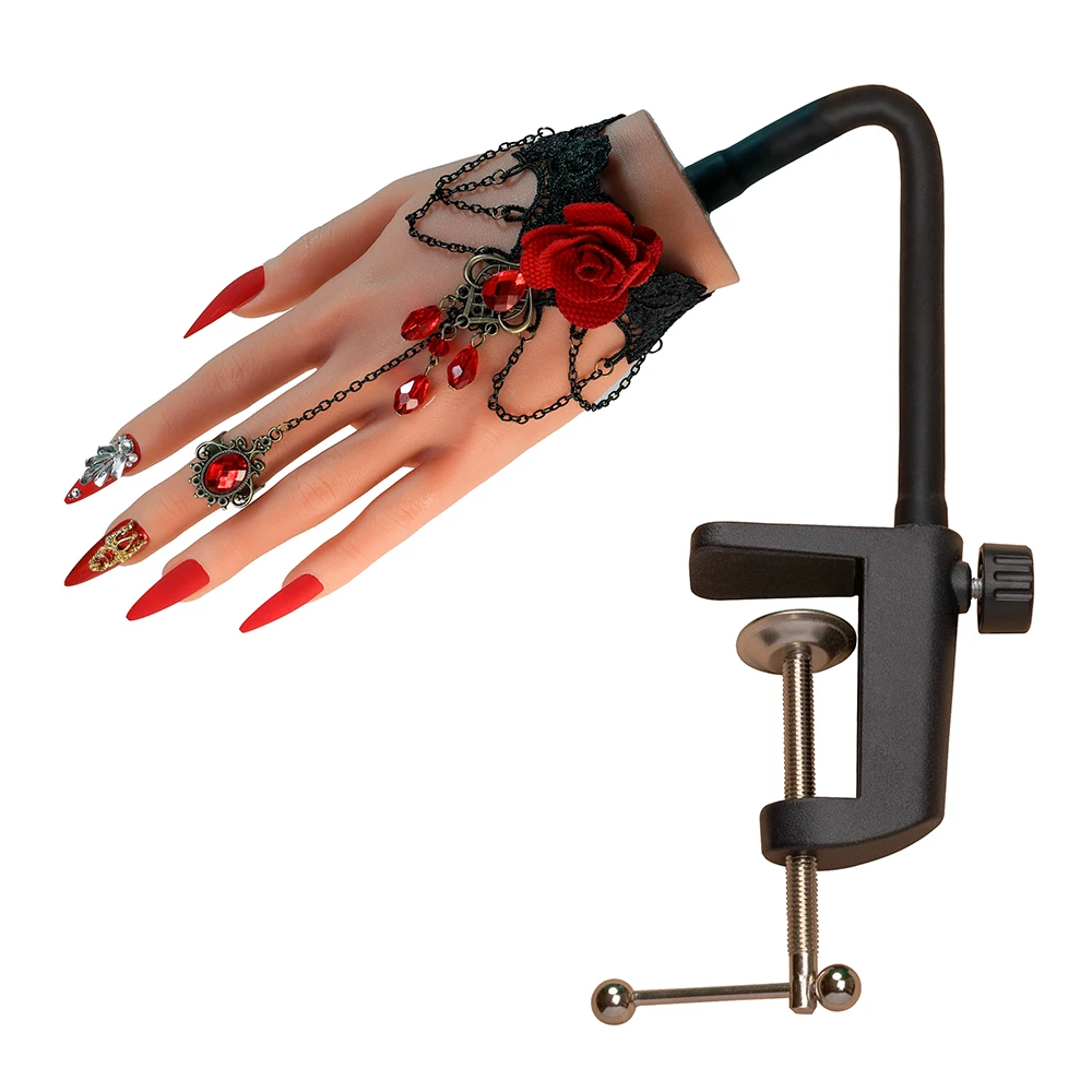 Силиконовый манекен для тренировки ногтей профессиональный нейл-арта красоты