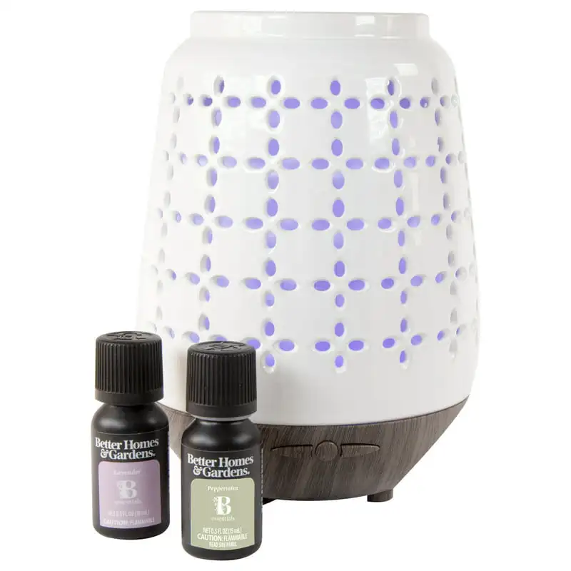 

Ultrasonic Diffuser 3 Piece Set, Pierced Ceramic, 250 Guitar stand Cable management grip Black lip liner C scales Benchmade bu