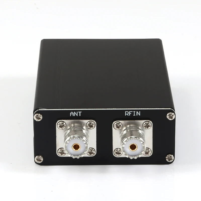 Kup Gotowy ATU-100 1.8-50MHz ATU-100mini Automatyczny Tuner Antenowy N7DDC 7x7 + Mini 0.96 OLED + Metalowa Obudowa + Bateria 1350MA