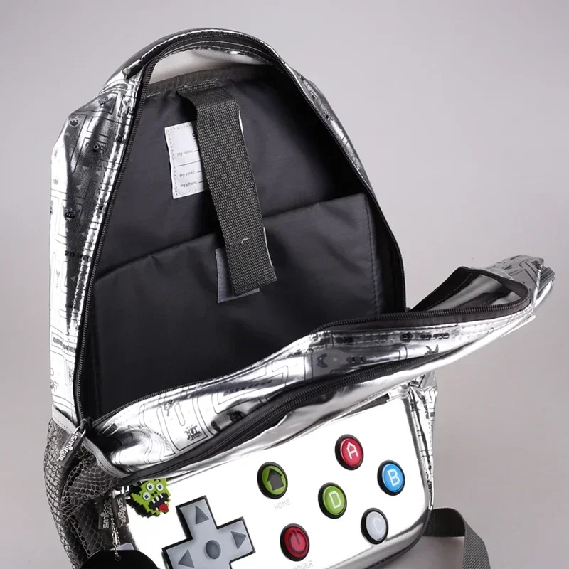 Оригинальный Австралийский серебристый рюкзак для электронных игр Smiggle