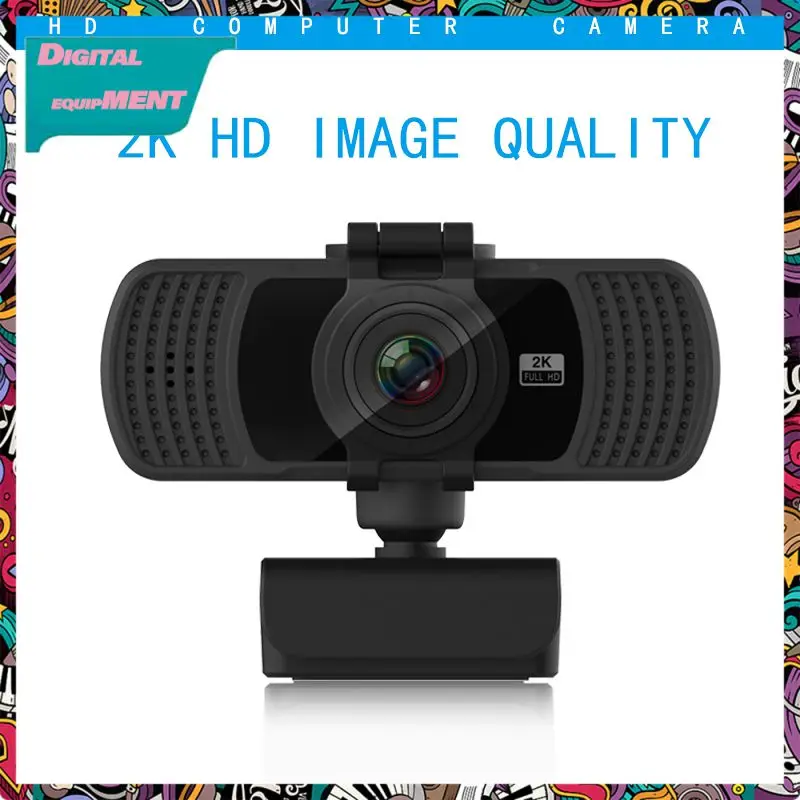 

Hd веб-камера с фиксированным фокусом 2k, широкоугольный объектив высокой четкости с фиксированным фокусом, высококлассная камера для видеозвонков без драйвера с Usb, веб-камера 4,5-5,5 В