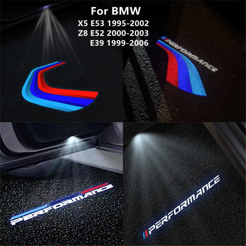 

2pcs For BMW E52 528i Z8 E39 E53 X5 1995-2006 Car LED Door Logo Light Laser Projector Courtesy Lamp Auto Accessories