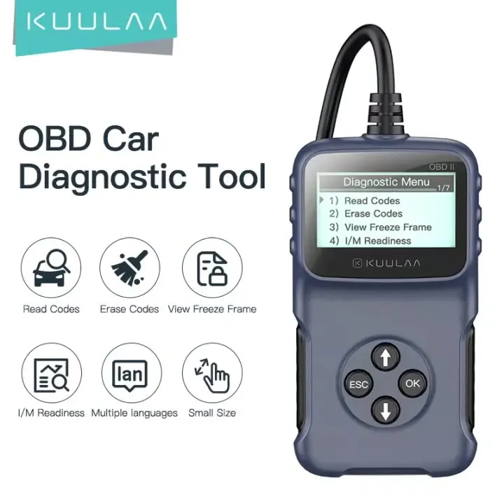 

KUULAA Russian French Electric All Car Diagnostic Tools Car Daignostic Tool Auto Diagnostic Scanner For Cars