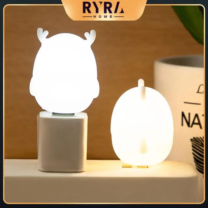 

Durable Bearings Are Resistant To Falling Led Night Light Deer Shaped Room Atmosphere Light Space Saving Reading Lamp