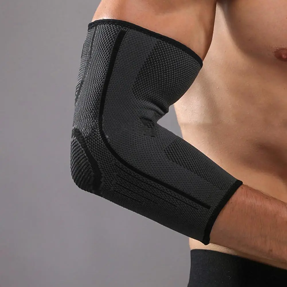 

1Pc High Quality Nylon Sweat Absorption Elbow Support Brace Support Sleeve Comfortable to Wear Breathable