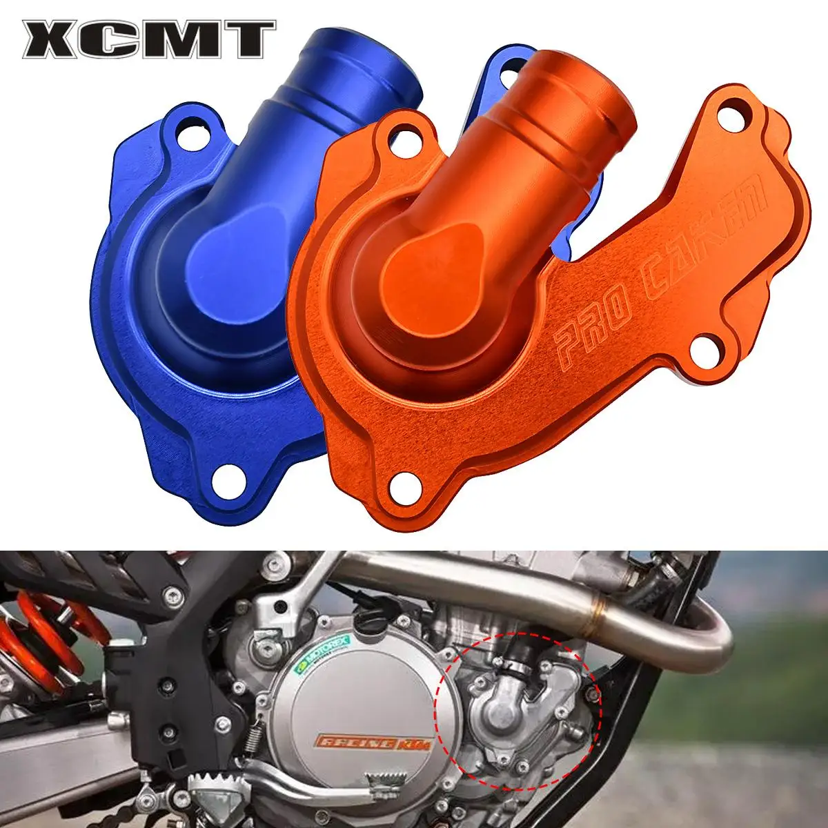 

Защитная крышка для водяного насоса с ЧПУ мотоцикла, для KTM, задний свет, зеркальная фотография, 250, 350, FC, FE, FX 2016-2021, 2022
