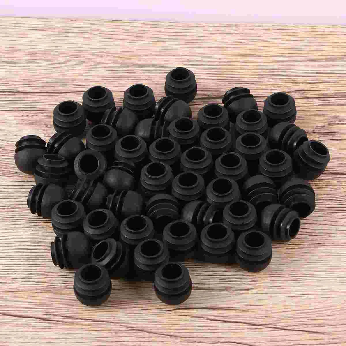 

50 PCs 22MM Round Insert Chair Leg Glide Protectors Anti-dust Stopper Furniture Glide Protective Cushion for Stainless Steel