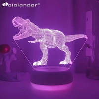 newest dragon series night light 3d led night lamps remote touch control for kids christmas gifts home decoration usb powered