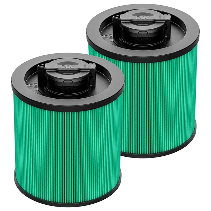 2 Pack Cartridge Filter Parts Accessories For DEWALT DXVC6914 Wet/Dry Vac Vacuum Cleaner 6-16 Gallon Filter