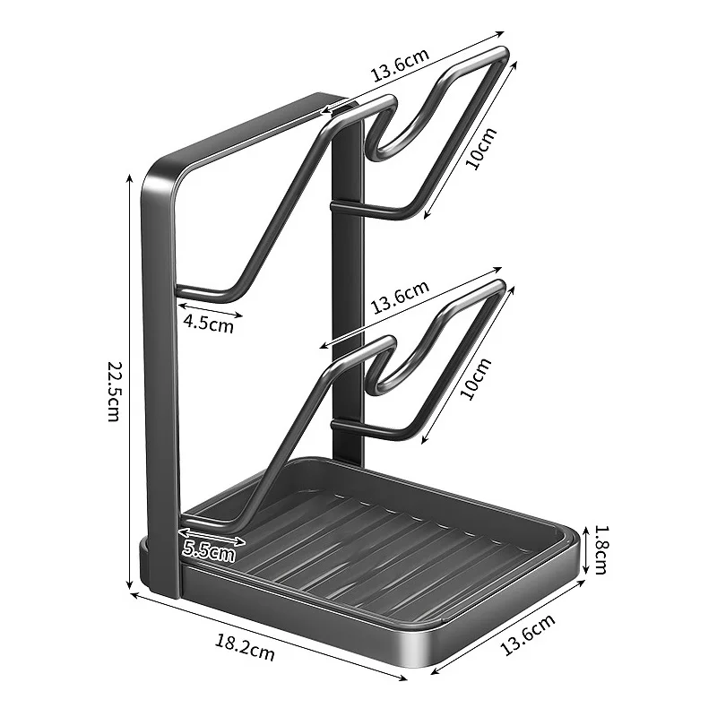 

Металлическая подставка для крышек Kevat Vesi