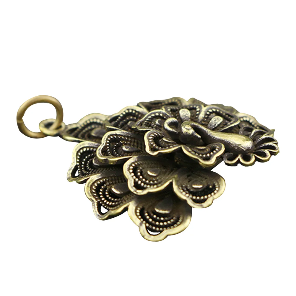 

1Pc Creative Keyring Adornment Metal Ornament Propitious Key Chain Pendant