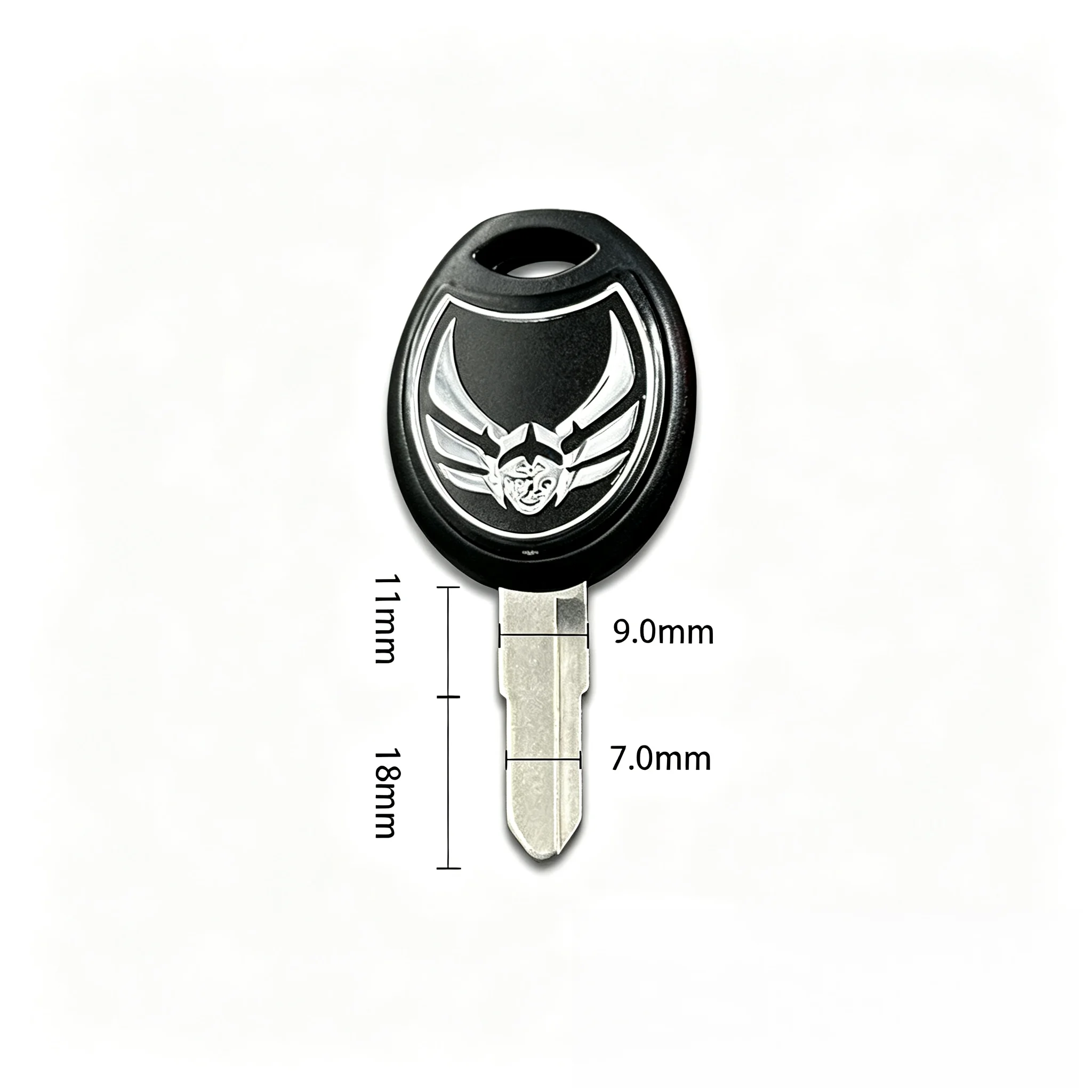 Фото Ключ для мотоцикла Honda Valkyrie Rune 1800 NRX-1800 NRXX1800 со съемным чипом, необработанный ключ с чипом №2