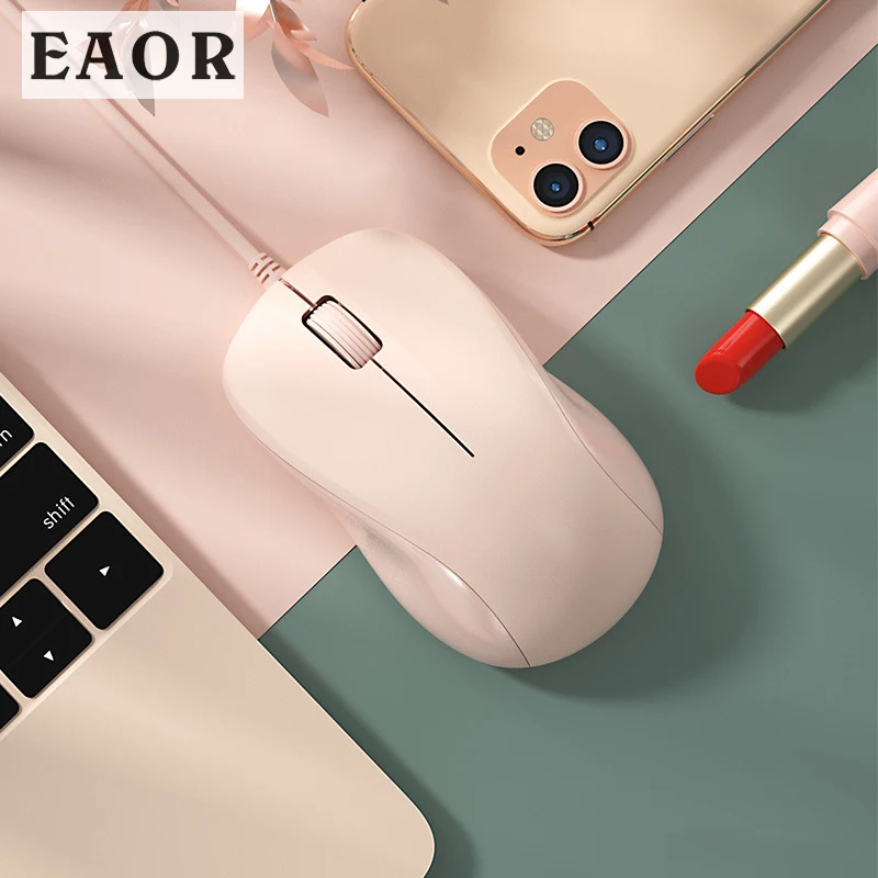 

Мышь Компьютерная EAOR игровая Проводная Бесшумная, 3 клавиши