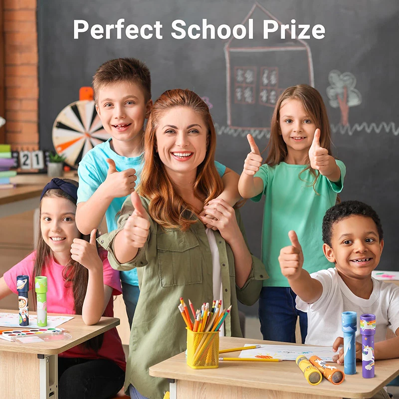 6 шт. мультяшный калейдоскоп классические развивающие игрушки для детей подарок