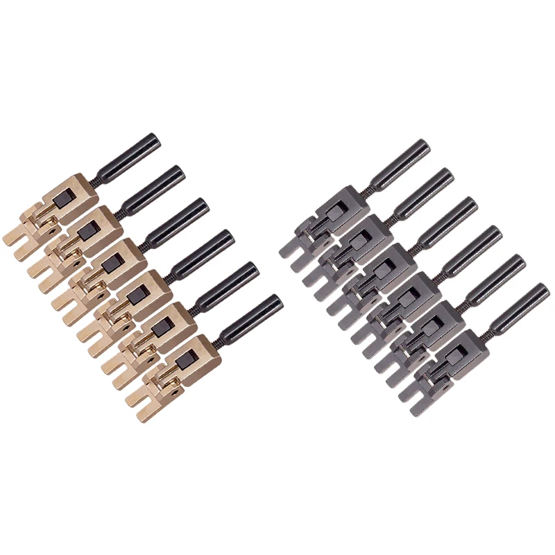

6Pcs Roller Bridge Tremolo Saddles For Electric Guitar Replacement Accessories