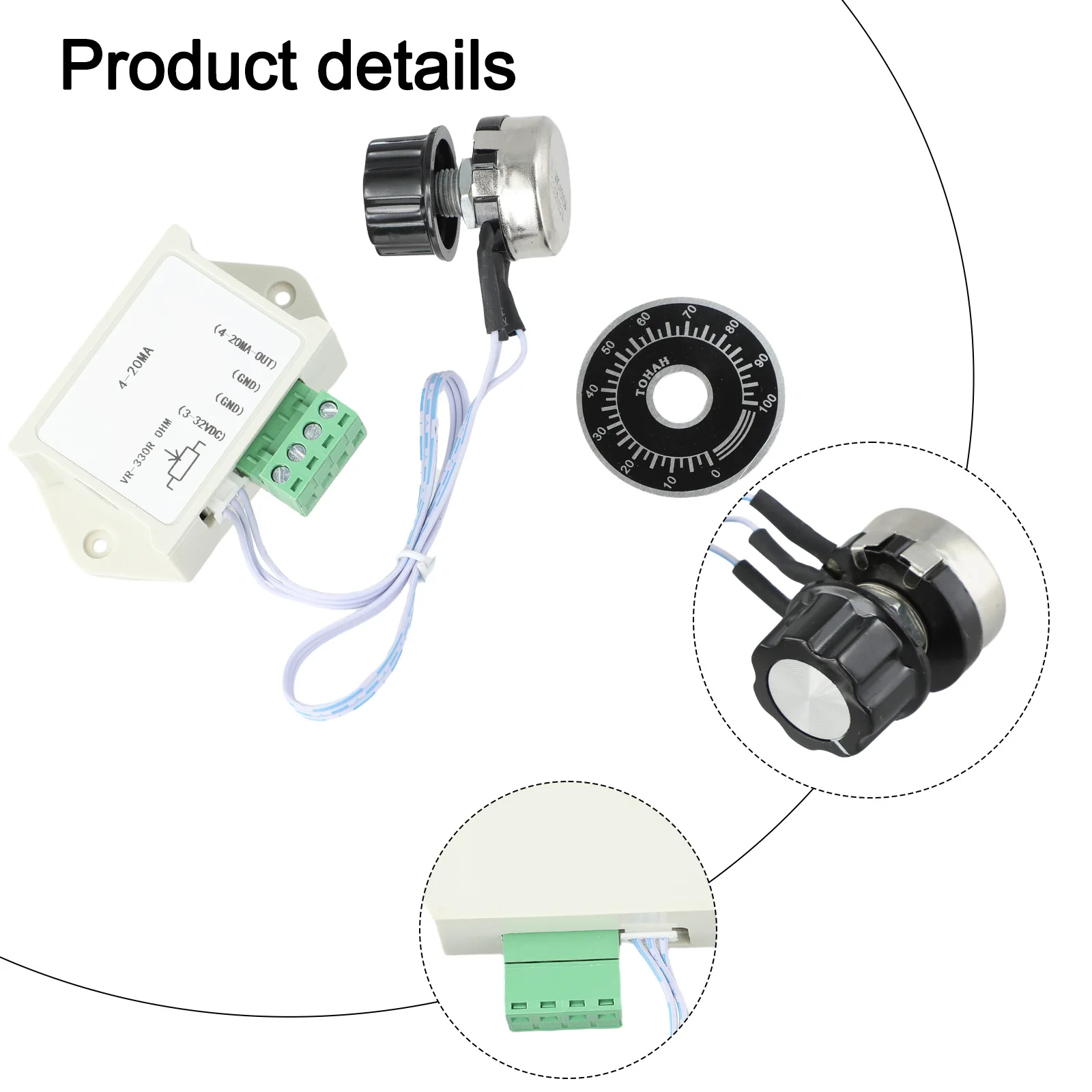 1 шт. 4-20MA генератор сигналов, генератор тока, регулируемый аналоговый модуль тока для измерения тестирования, аксессуар на складе