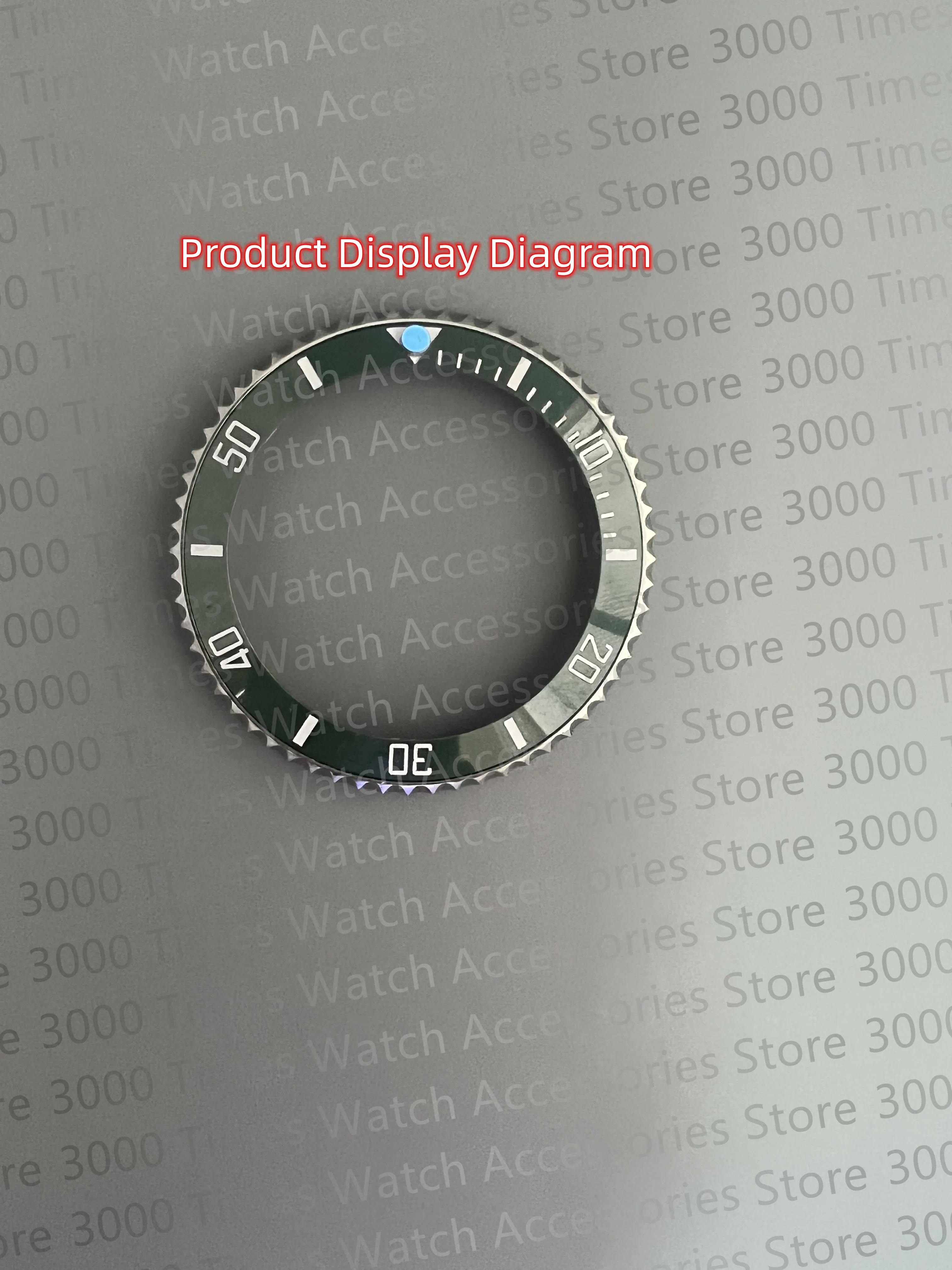 40.7MM Silver Gold Watch Accessories Stainless Steel Rotating Circle Watch Bezel Fit For RLX 40mm Case SUB 116610 116613