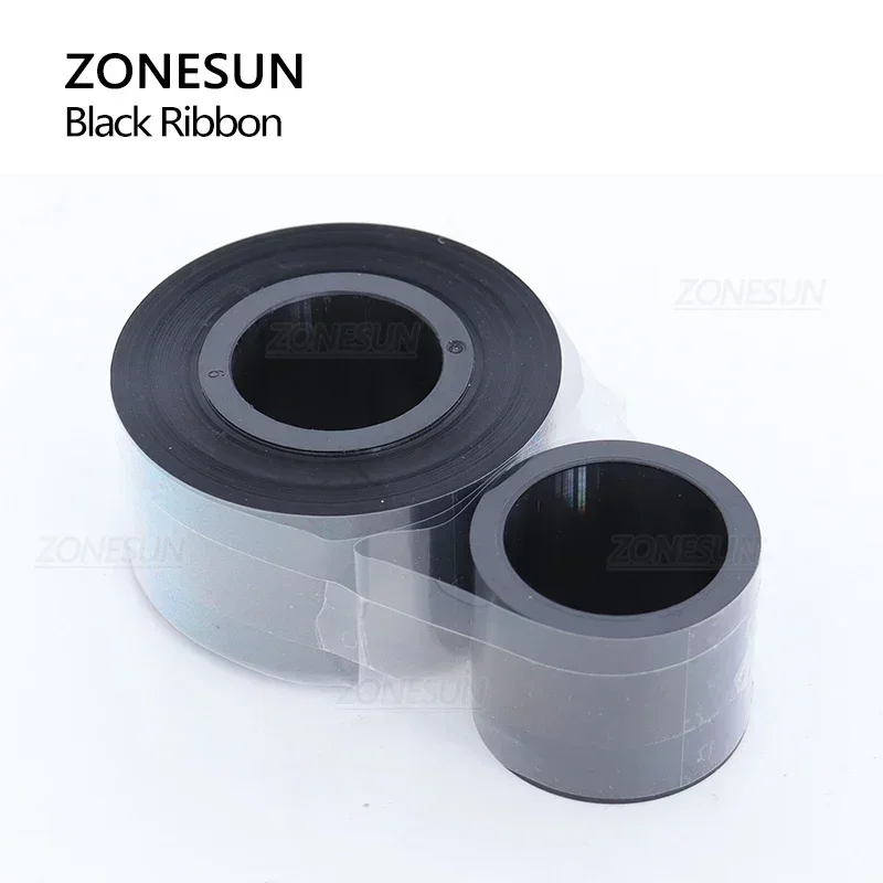 Фото Термолента ZONESUN для датировщика ZS-DC24A, 200 м, 1 комплект, черная №2