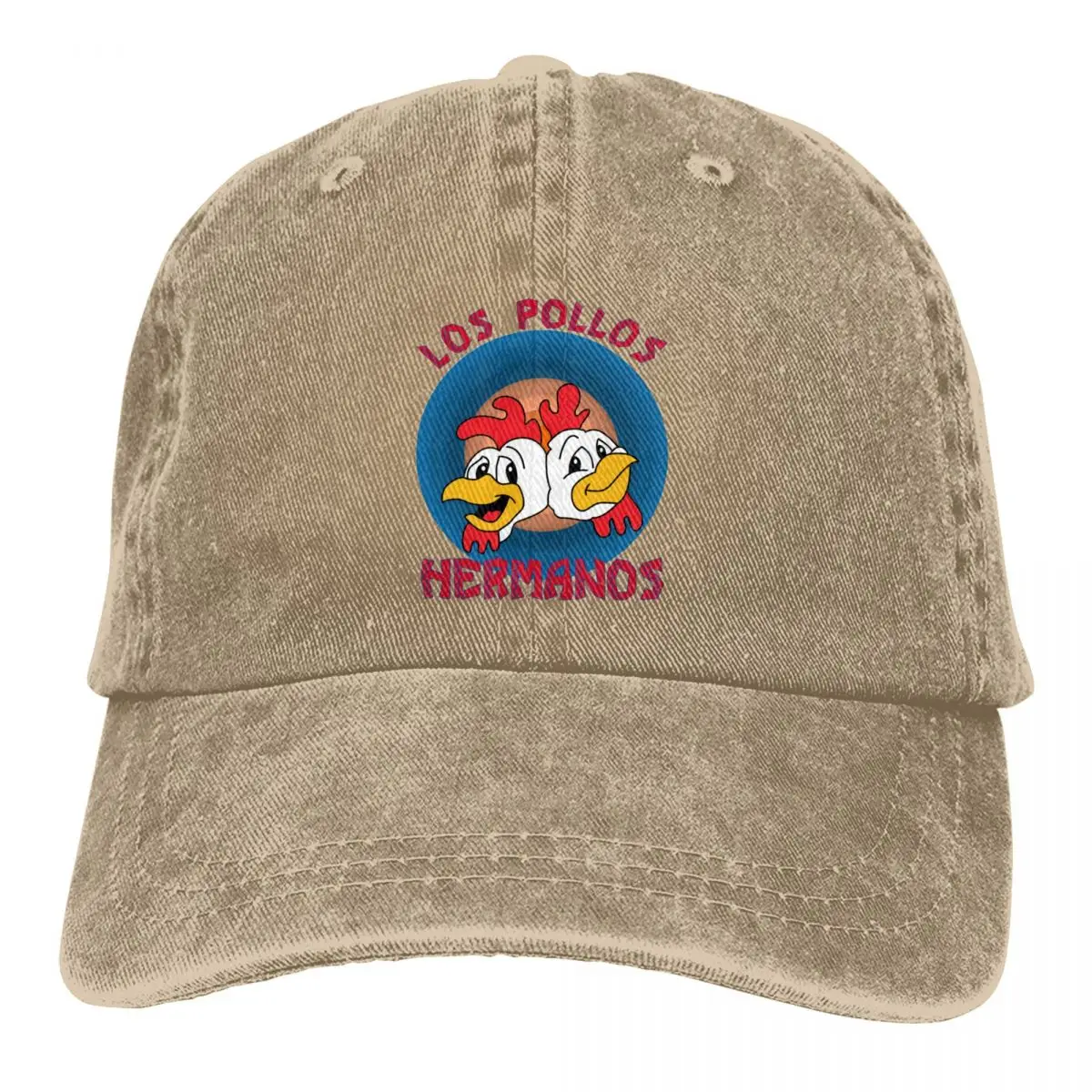 Distressed Denim Washed Sun Cap Chicken Brothers Outdoor Activities Soft Hats