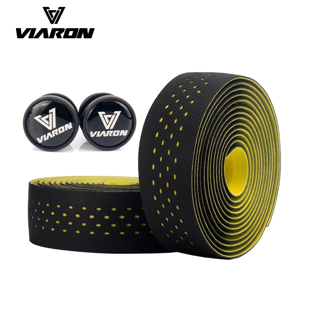 

VIARON Road Bike Accessories Handlebar Tape 1 Pair Ride Soft PU EVA Non-Slip Mountain Bike Self-Adhesive Handlebar Tapes Durable