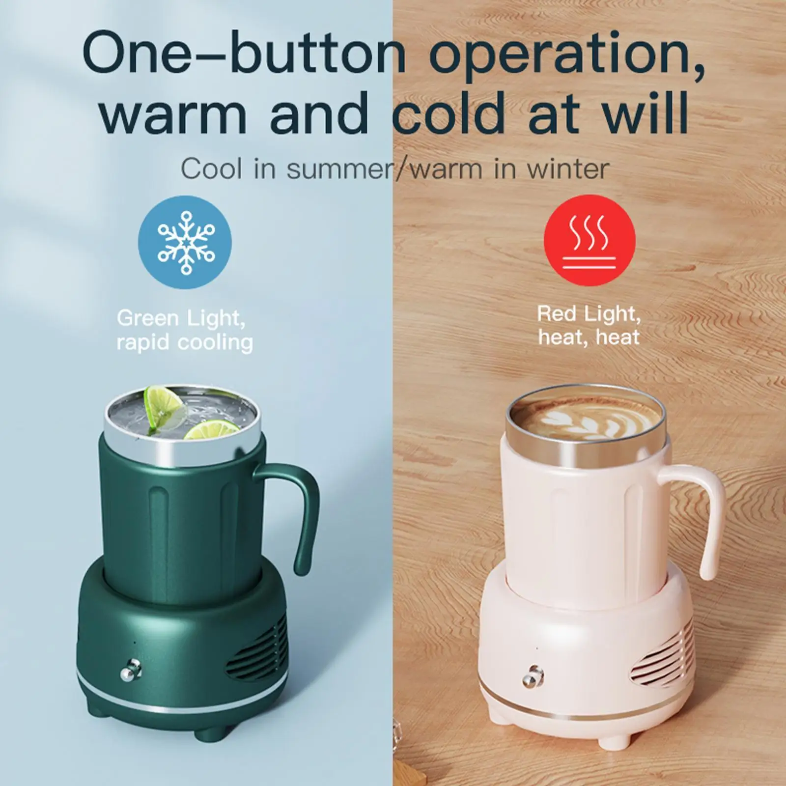 

Summer Quick-cooling Cup Cold And Warm Dual-use With Ion Function Quick-cooling Quick-cooling Purification Negative Cup Cup W6X0
