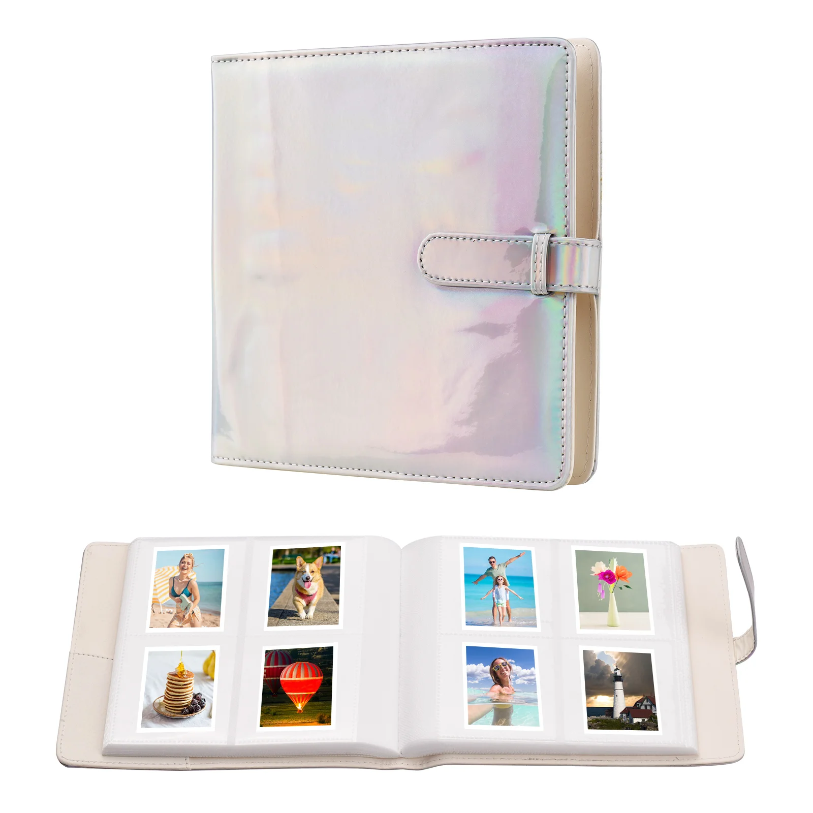 

Pocket Polaroid Photo Album 256 Photos Replacement for Fujifilm Instax Mini 11 90 70 9 8+ 8 LiPlay 20*21.5cm 7.4*9cm Photo Album