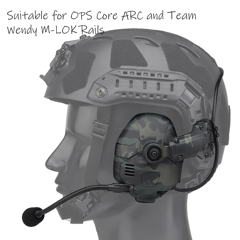 Шумоподавляющая тактическая Bluetooth-гарнитура для OPS Core ARC и Венди M-LOK шлем охоты
