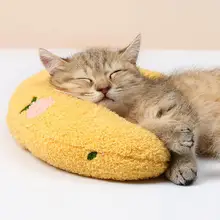 Pet Sleeping Pillow Ultra Soft Fluffy Dog Cat U-shaped Pillow Calming Toy Pet Supplies For Joint Relief