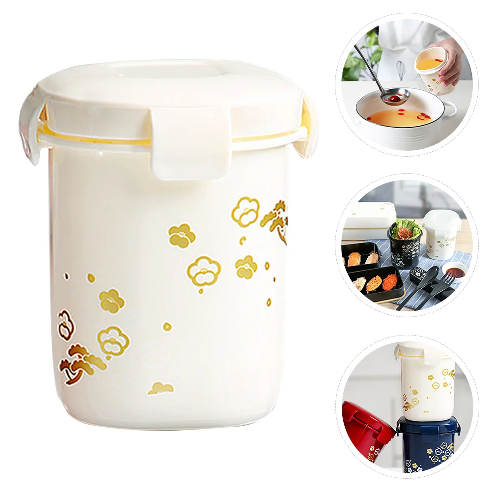 

Soupmicrowave Mug Jar Cup Insulated Container Sealed Box Cups Containers Leakproof Lunchbowl Porridge Hot Tank Student Bento