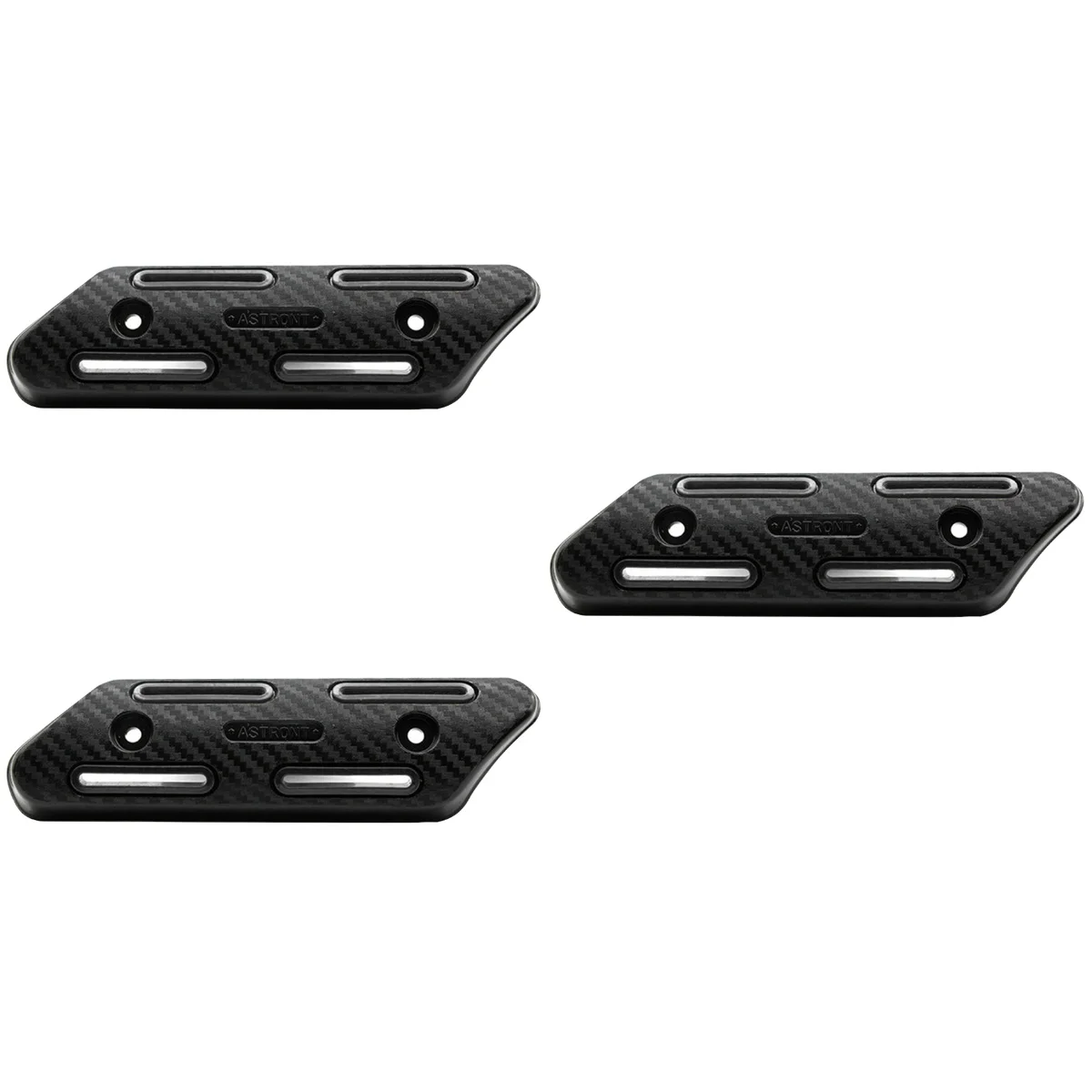 

3 шт. глушитель для выхлопной трубы мотоцикла, тепловой экран для мотоцикла с отверстиями, теплоизоляционная Крышка для модификации мотоцикла (черный)