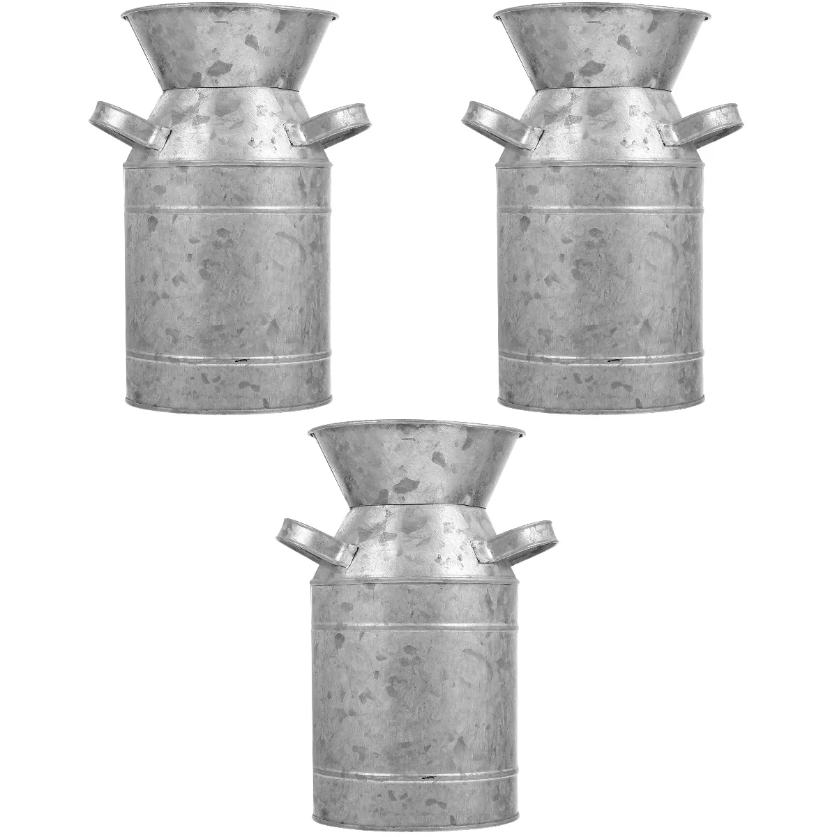 

Vase Flower Metal Jug Pitcher Can Farmhouse Bucket Rustic Galvanized Vintage Shabby Iron Chic French Vases Decor Decorative