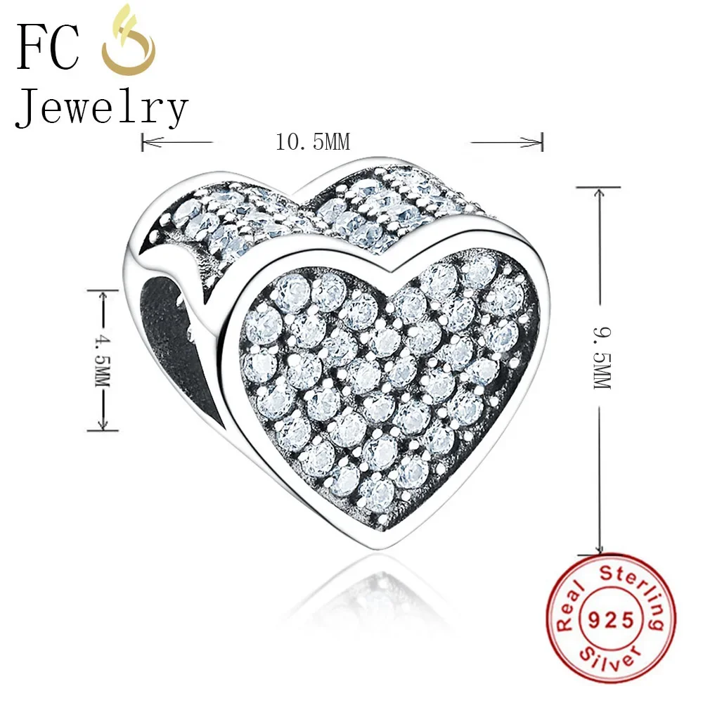 FC ювелирные изделия подходят оригинальные брендовые шармы браслет 925 пробы