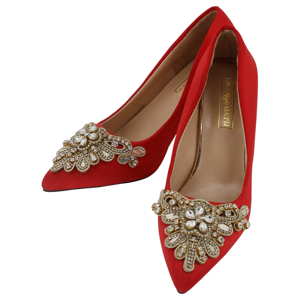 2 шт. цветочный значок из индийского шелка с вышивкой в виде баллончика нашивка