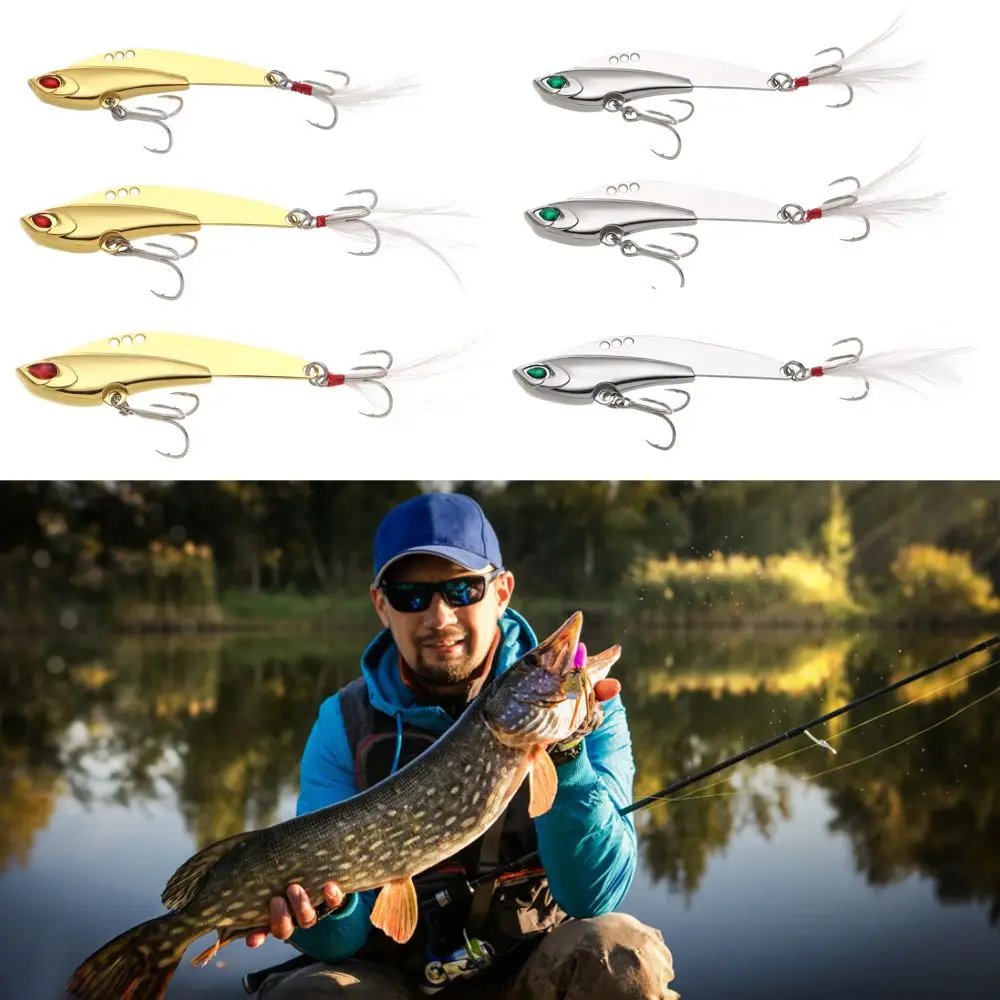 

Silver/Gold Fishing Accessories Spinner Spoon Wobblers Artificial Bait Tackle Hook Spinner Bass Baits Fishing Lures
