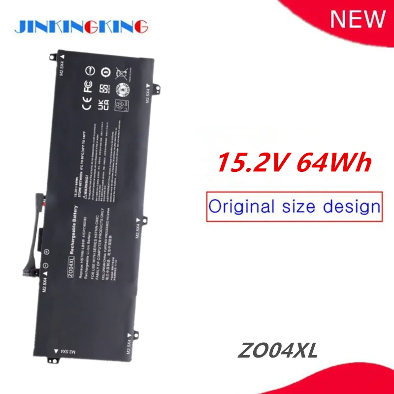 Аккумулятор для ноутбука ZO04XL серии HP HSN-C02C Zbook Studio G3 808396 -422 HSTNN-LB6W HSTNN-C88C