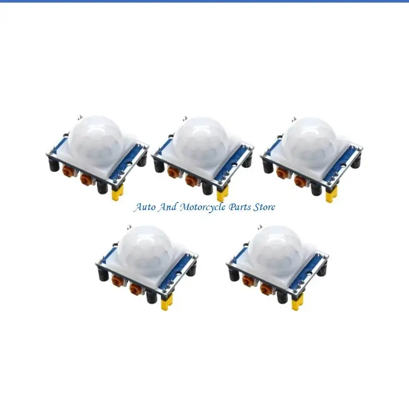Фото P9FD 5PCS HC SR501 Модуль датчика движения с низким энергопотреблением для систем сигнализации №2