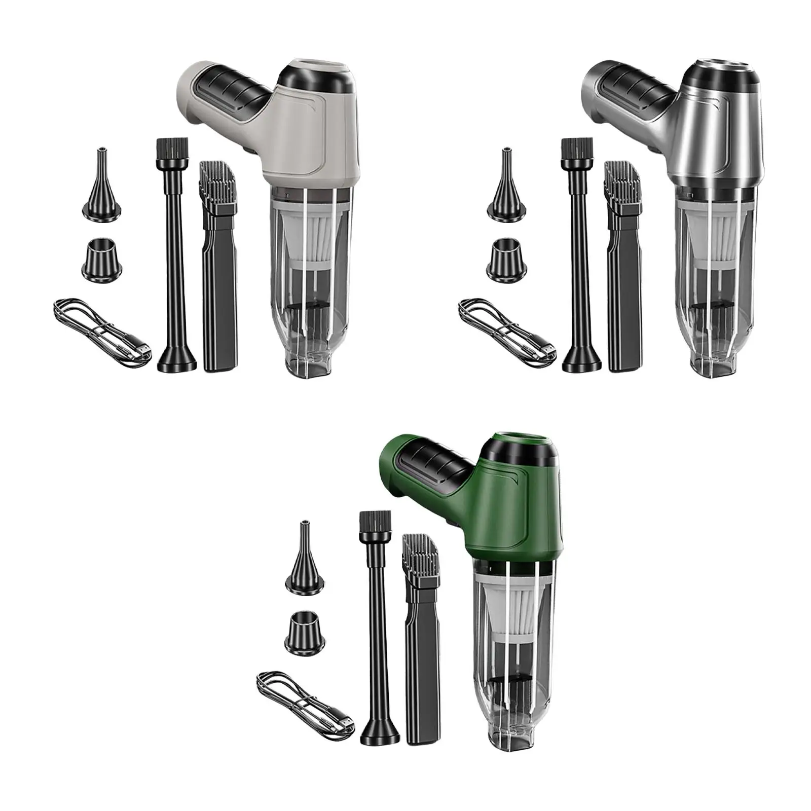 

Portable Car Vacuum Cleaner with Nozzles for Car Dashboards Home Office Sofa Bed