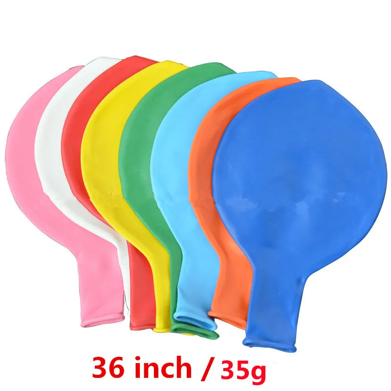 

36Inch 35g Jumbo Latex Balloons Wedding Decoration Helium Inflatable Super Large Giant Round Birthday Party Supplies 2pcs