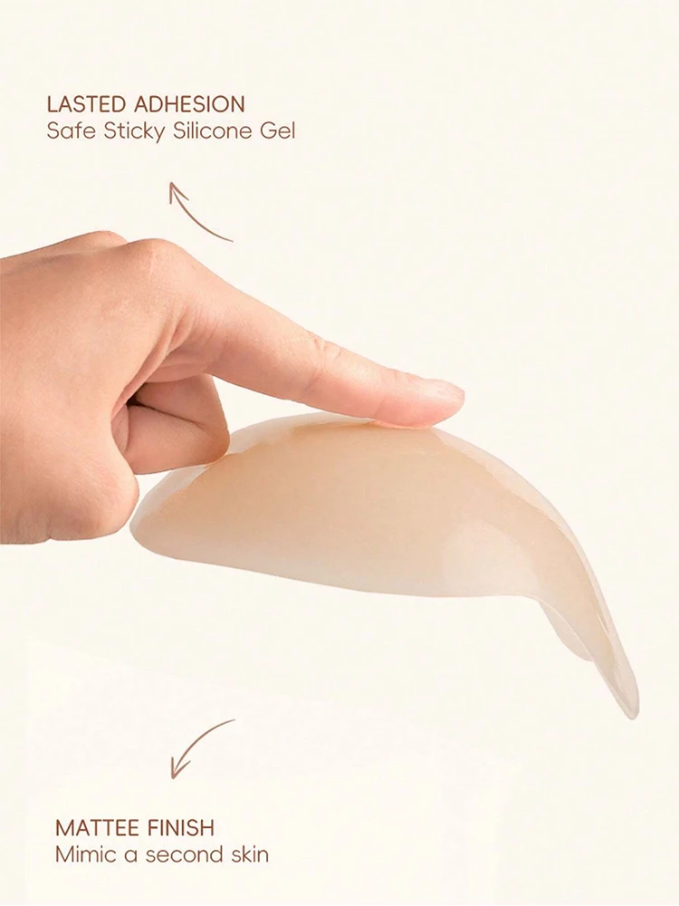 FINETOO многоразовый силиконовый чехол для сосков пести клейкая невидимая наклейка