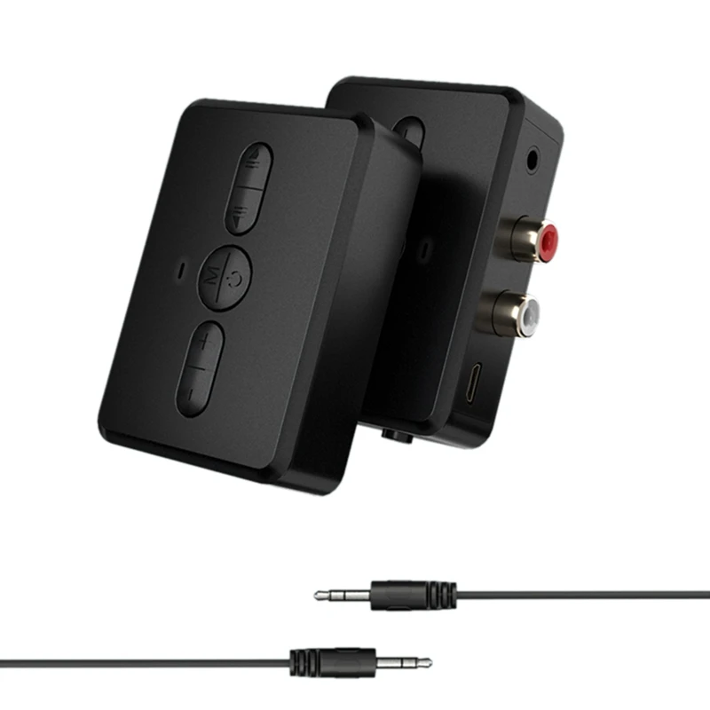 

Bluetooth 5.0 Audio Receiver Transmitter RCA 3.5Mm AUX Jack Music Stereo Wireless Adapter Handsfree Call For Car PC TV