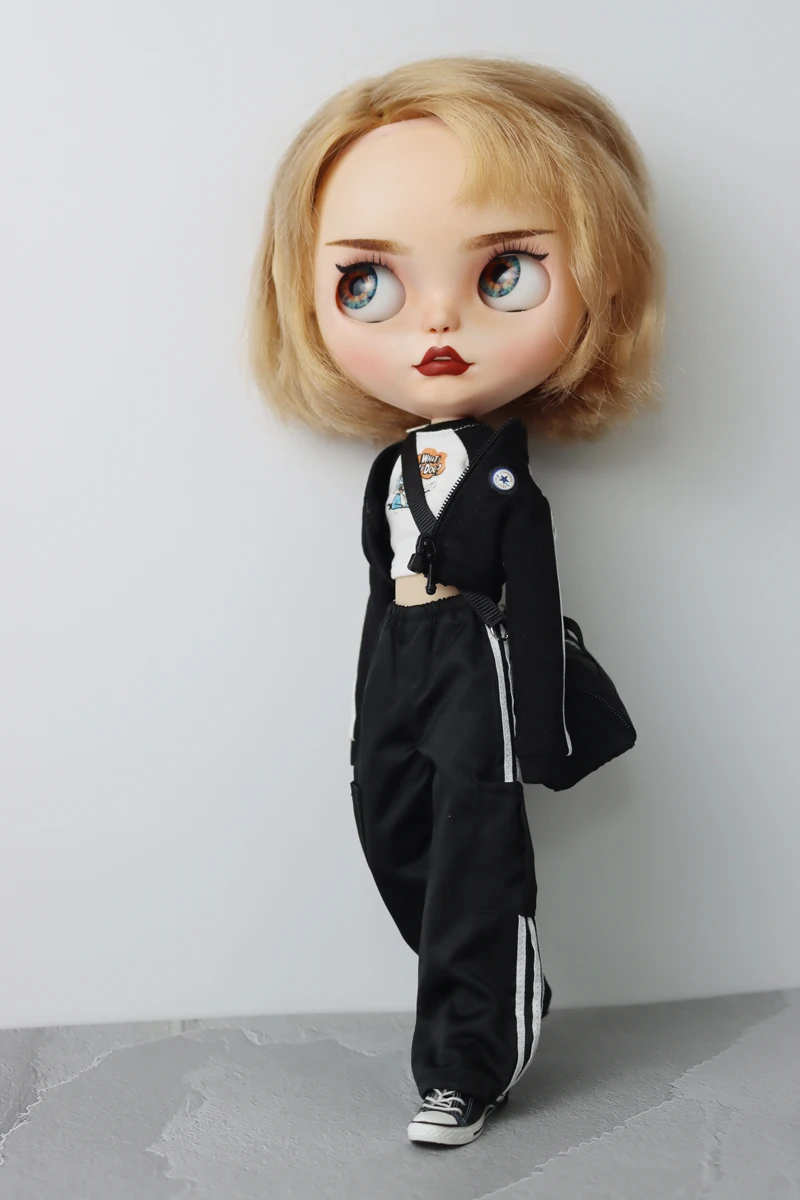 Одежда для кукол Blythe модная рубашка спортивное пальто Ob24 Ob22 Azone штаны
