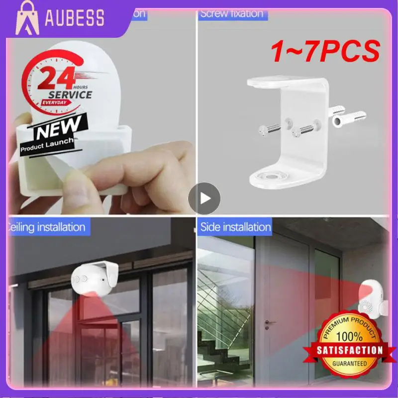 

1~7PCS M120 Smart PIR Infrared Anti-Theft Burglar Welcome Doorbell Multifunction Human Motion Detector Garage Shop Home Security