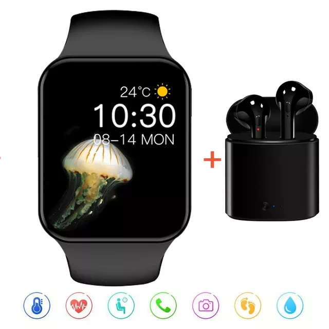 

Смарт-часы 7 дюймов i7 Смарт-часы для мужчин и женщин самодельные обои фитнес-трекер водонепроницаемые часы спортивный костюм из двух частей ...